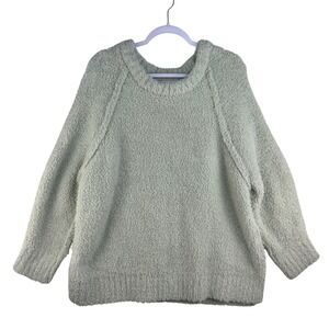 Altar'd State Sage Green Fuzzy Popcorn Knit Oversized Sweater S0275K878J1 L